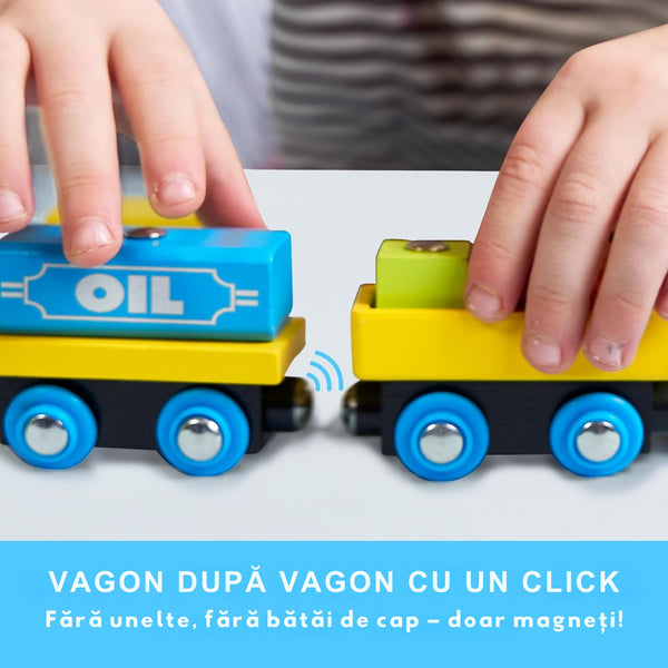 Trenuletul Magic din Lemn