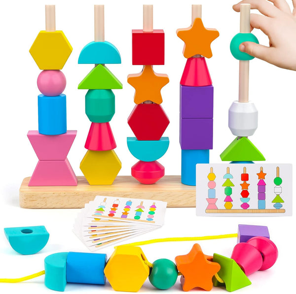 Joc Educativ cu Mărgele Montessori